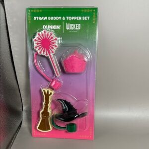 Dunkin’ x Wicked “For Good” Straw Buddy & Topper Set | Limited Edition